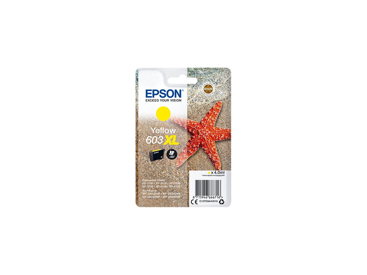 Epson C13T03A44010 ink cartridge 1 pc(s) Original High (XL) Yield Yellow
