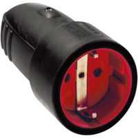BACHMANN rubber coupling black, Rubber coupling, black mountable
