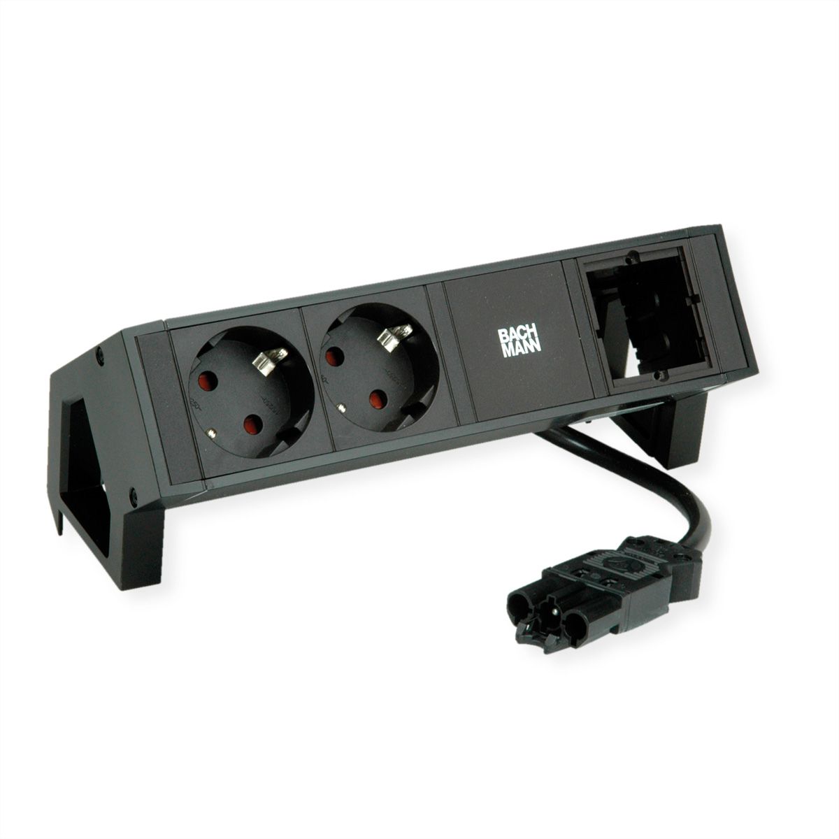 BACHMANN DESK2 2xCEE7/3 1xCM 0.2m GST18 RAL9005