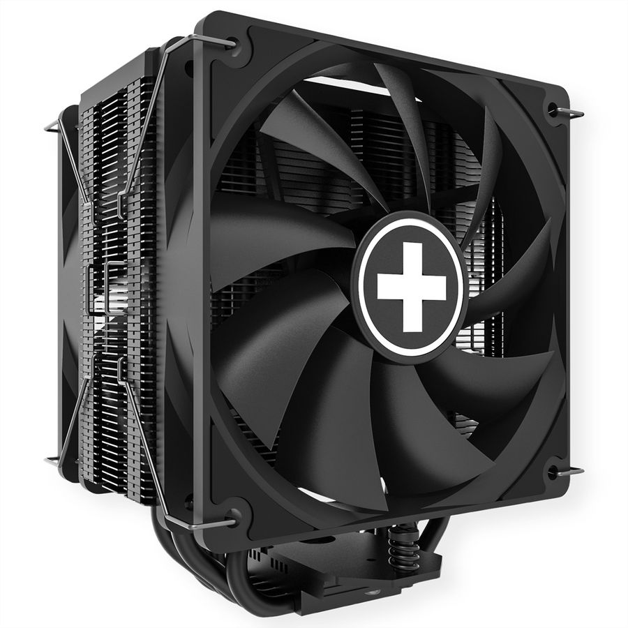 Xilence M705D AMD and Intel CPU Cooler, 2x 120mm Black PWM Fans, 220W TDP