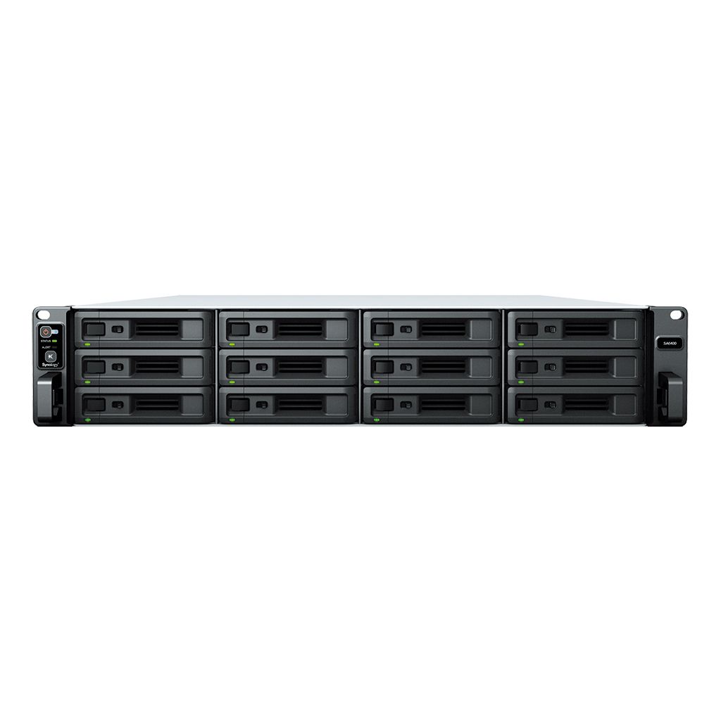 Synology SA SA6400 NAS/storage server Rack (2U) Ethernet LAN Black