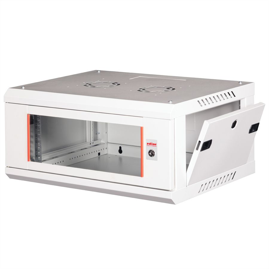 ROLINE 19-inch wandbehuizing Basic Plus 4U, 600x450 BxT grijs