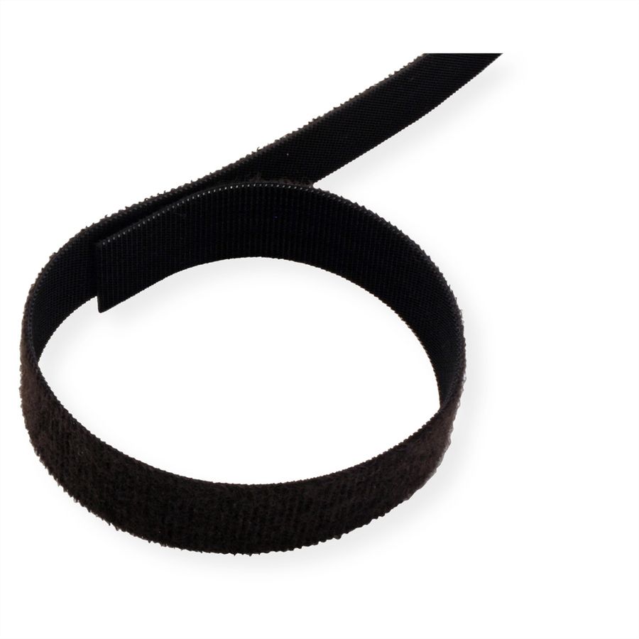 VELCRO® ONE-WRAP® Klittenband ongeperforeerd, 20mm, zwart, 5 m