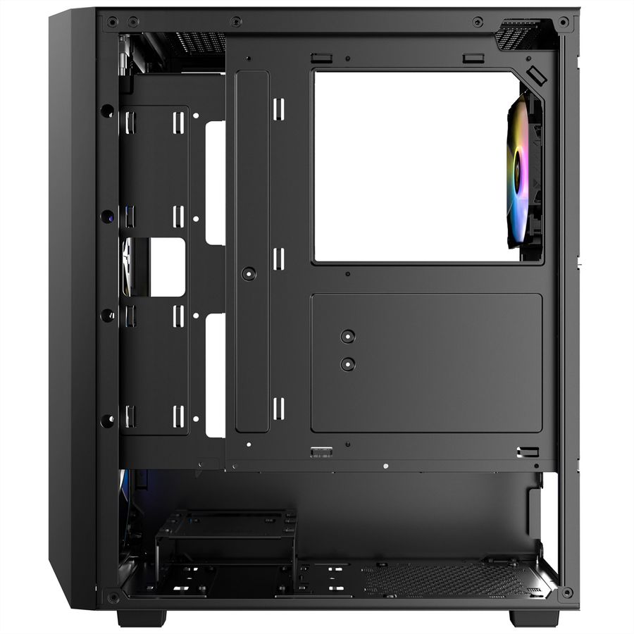 ANTEC AX67 ARGB PC Case Midi Tower Gaming ATX, black