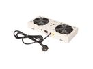 ROLINE Fan unit with 2 fans, for 19" Wall Cabinet grey