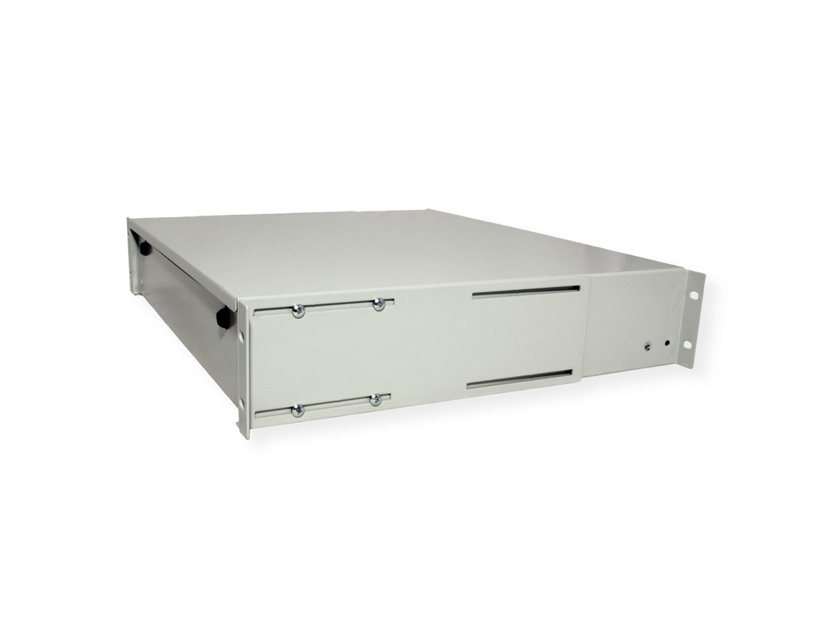 ROLINE 19-inch keyboard rack 2 U, 400 T lockable grey