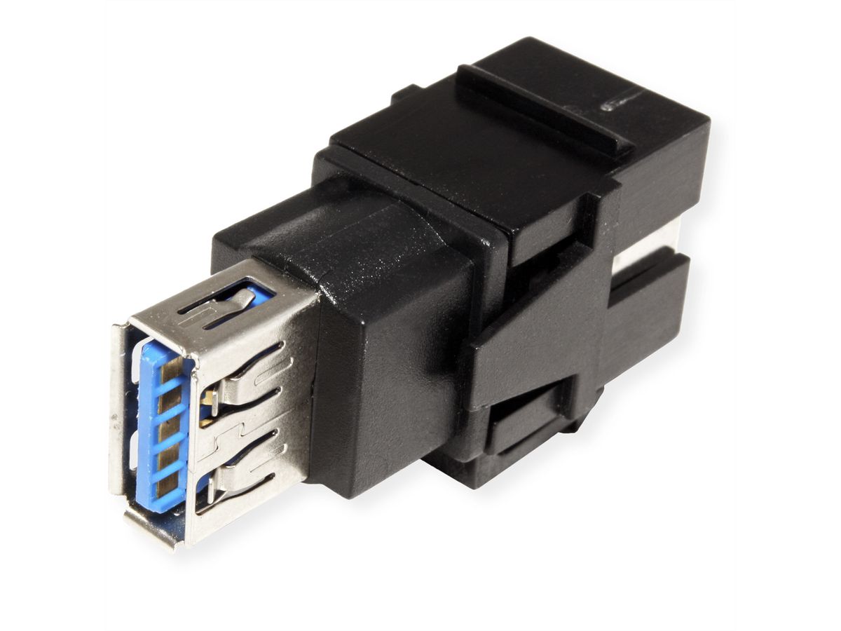 BACHMANN Keystone USB 3.0 coupler B/A female-female black