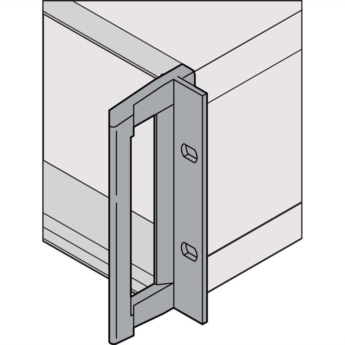 SCHROFF RatiopacPRO 19" Mounting Bracket With Handle, Retrofitting, 4 U