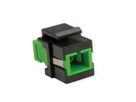 ROLINE Fiber Optic Keystone Jack, SC Simplex, Multimode, OM5