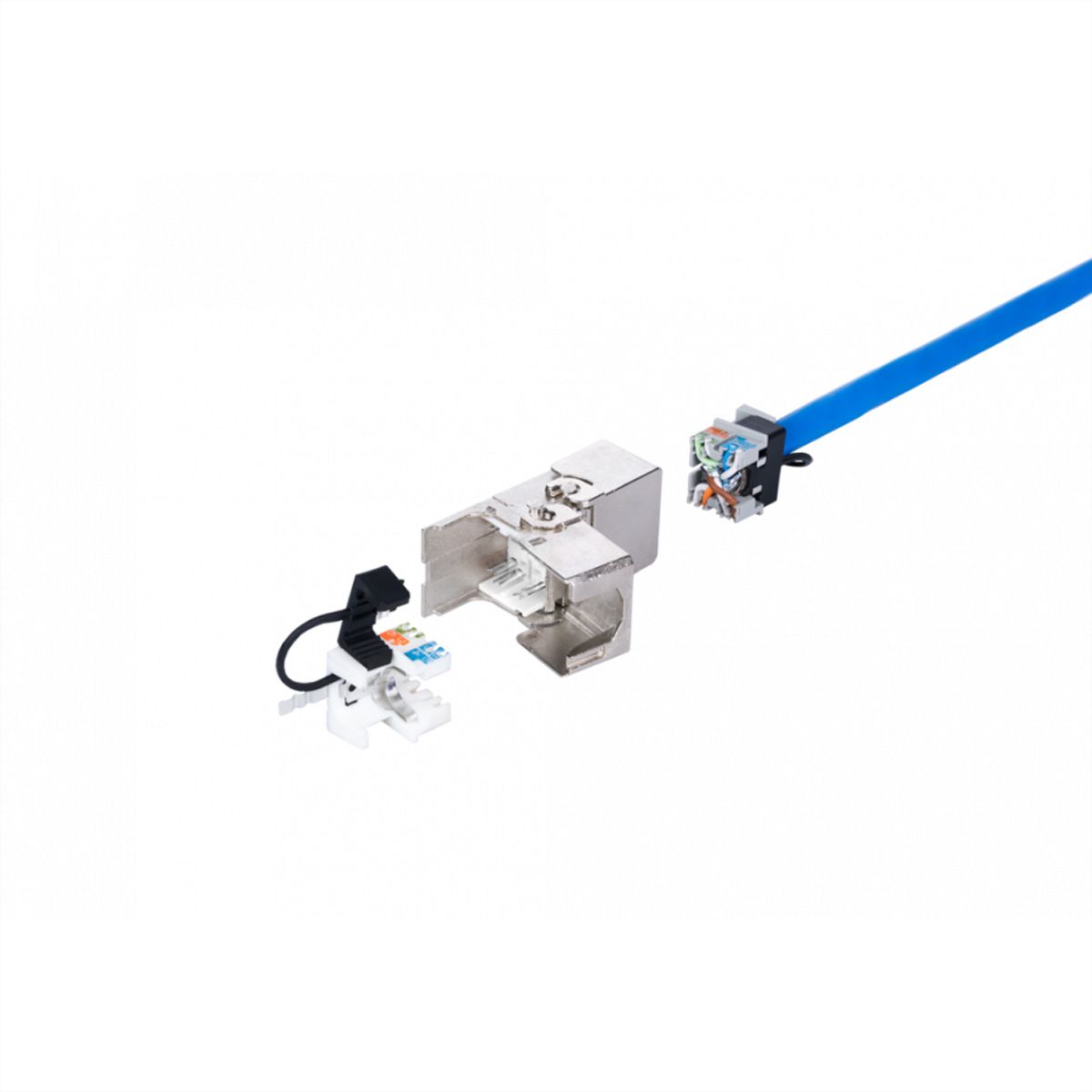 METZ CONNECT Kabelverbindingsstuk Klasse EA Cat.6A 180°