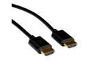 ROLINE HDMI HighSpeed kabel met Ethernet, Slim, M/M, zwart, 1 m