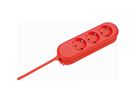 BACHMANN SMART 3x CEE7/3 red 3m CEE7/7