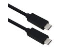 ROLINE USB4 Gen 3 Kabel, Emark, C-C, M/M, 40Gbit/s, 100W , zwart, 0,8 m