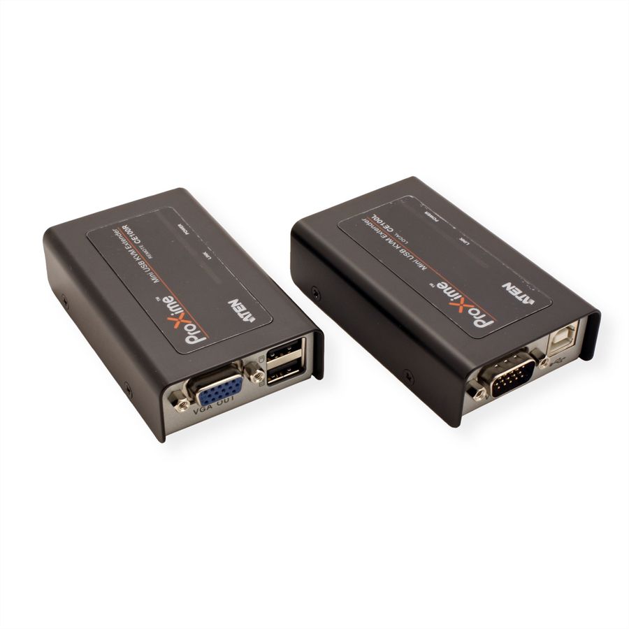 ATEN CE100 KVM Extender VGA, USB, 100m