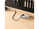 BACHMANN SELLY socket strip 3x earthing contact, switch, white, 1.5 m