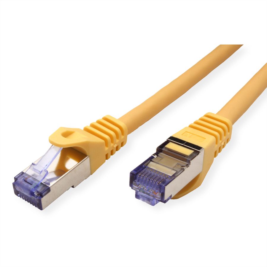 ROLINE Patchkabel Cat.6A S/FTP (PiMF), Component Level, LSOH, geel, 3 m