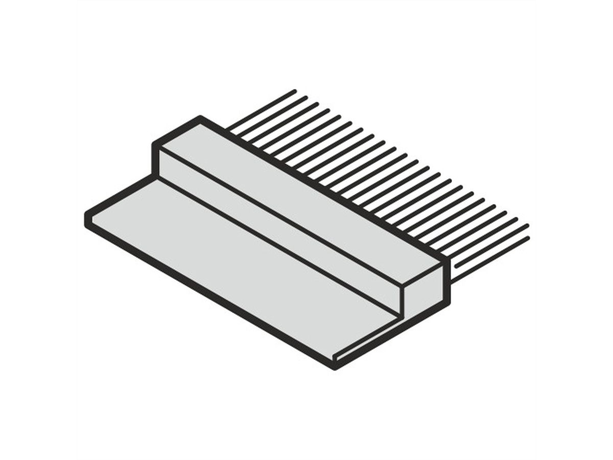 SCHROFF LAN behuizing borstelstrip voor glasvezel kleine koffer