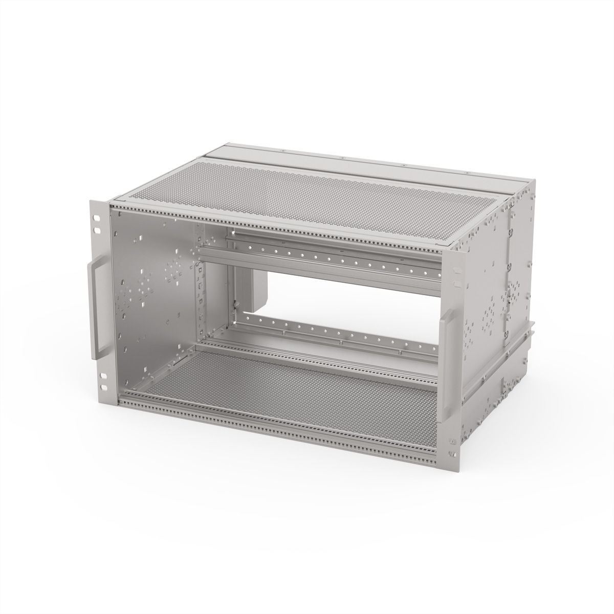SCHROFF EuropacPRO 19" moduledrager voor rail, afgeschermd, SNCF, 6 HE, 84 PK, 320 mm