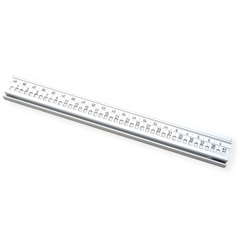 SCHROFF horizontale rail achter type H-ST, zwaar, standaard, 42 pk