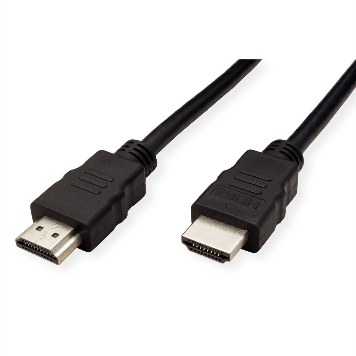 ROLINE GREEN HDMI High Speed Cable + Ethernet, TPE, M/M, black, 2 m