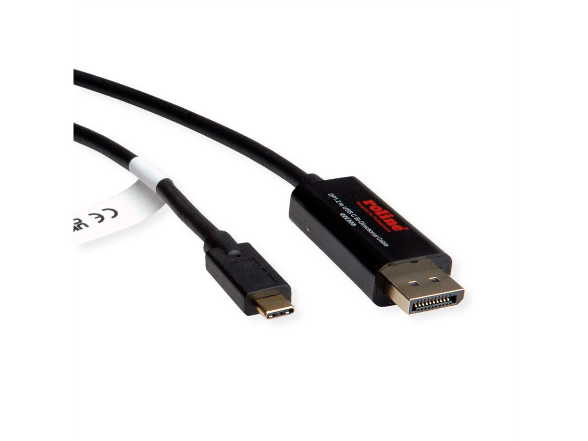 ROLINE Type C - DisplayPort Cable, M/M, 2 m