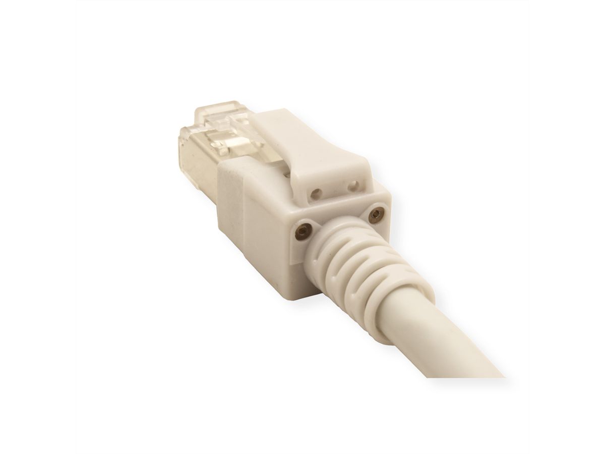 EasyLan S/FTP DualBoot LED Kabel Cat.6 (Class E), LSOH, grijs, 0,5 m