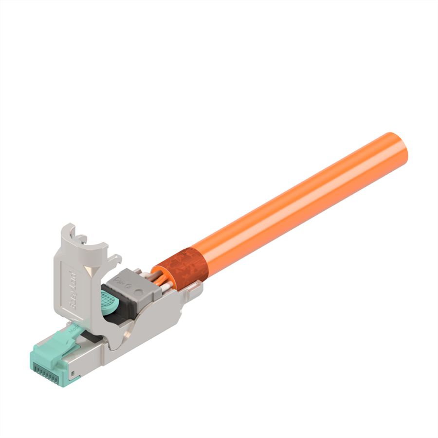 EasyLan fixLink connector RJ45, Cat.6A (ISO/IEC) Zilver