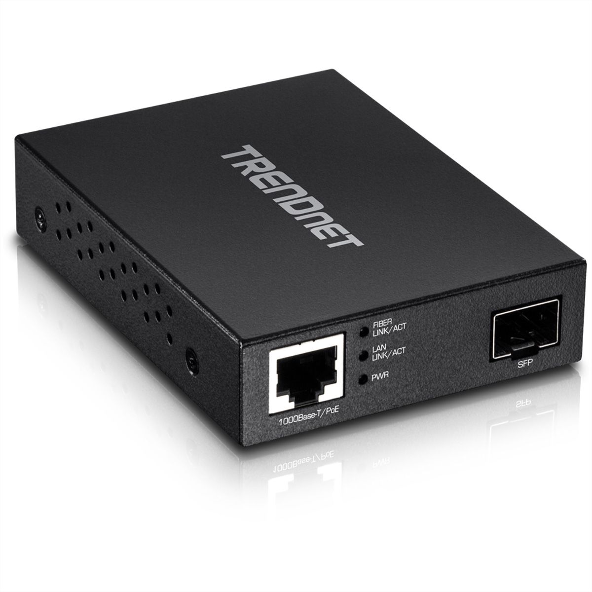 TRENDnet TFC-PGSFP Media Converter SFP PoE voeding