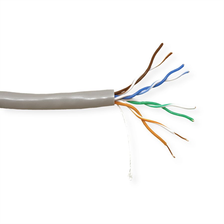 VALUE UTP kabel Cat.5e (Class D), massief Eca, grijs, 300 m
