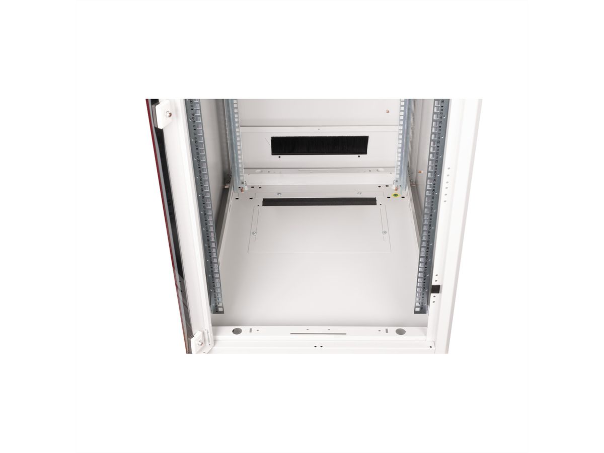 ROLINE 19-inch Network Cabinet Pro 42 U, 600x800 WxD glass door grey
