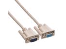 ROLINE VGA kabel HD15 M/F, 3 m