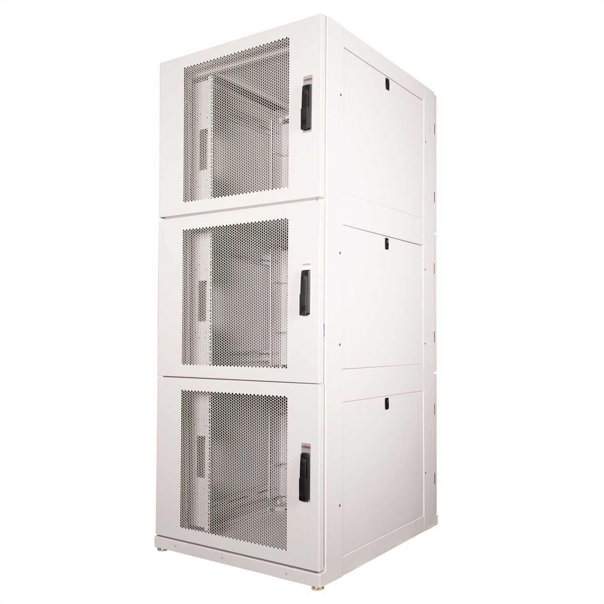 ROLINE colocation-kast 42HE 800x1000 mm, 3 compartimenten, grijs