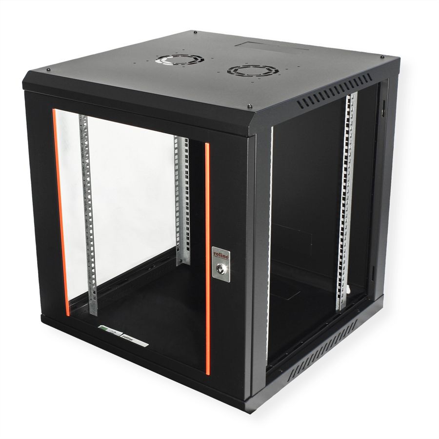ROLINE 19" Wall Cabinet Basic Plus 12U, 600x600 BxT black