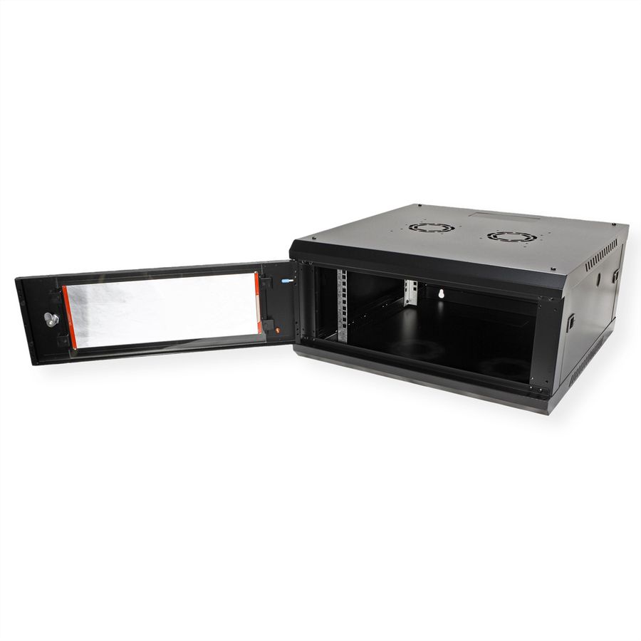 ROLINE 19" Wall Cabinet Basic Plus 4U, 600x600 BxT black