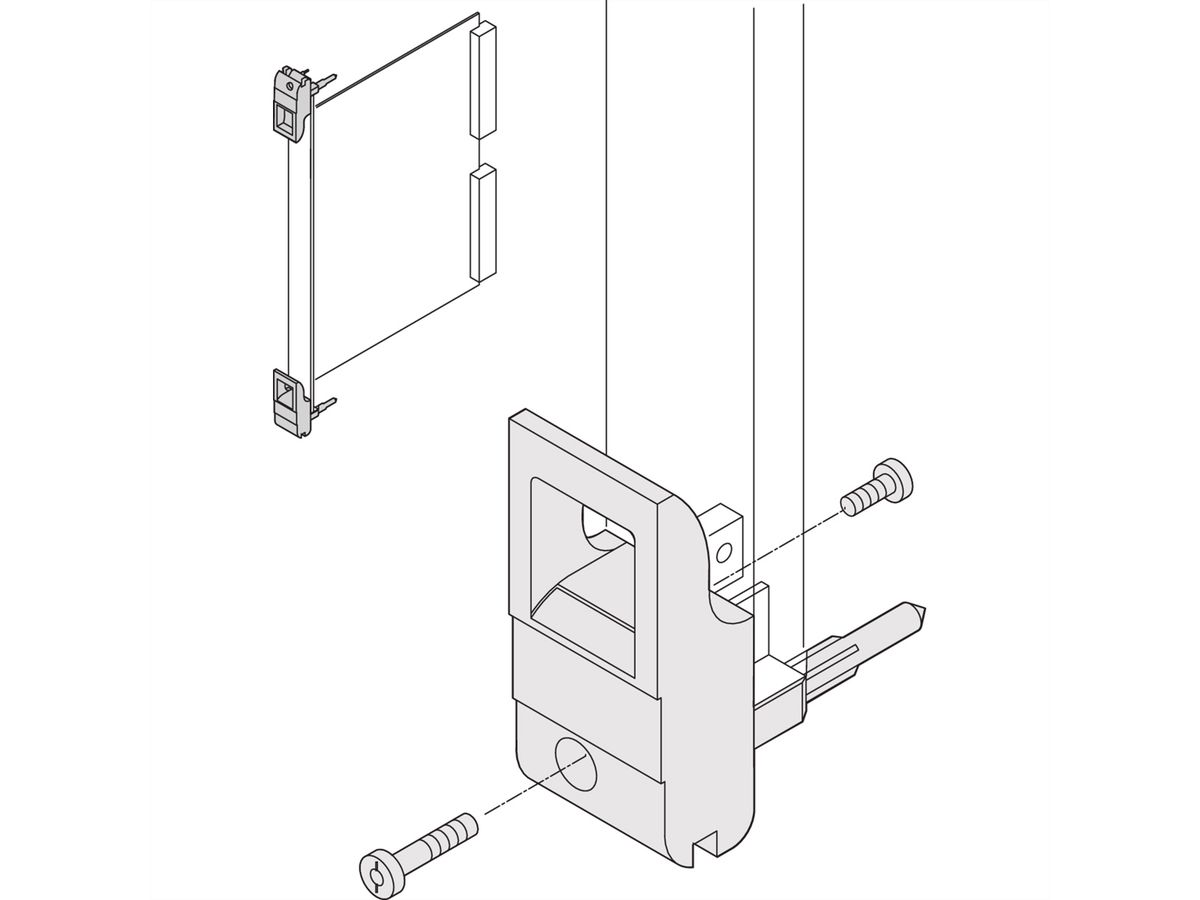 SCHROFF Frame Type Plug-In Unit Front Panel, Refrofit Shielding, 6 U, 42 HP, 2.5 mm, Al, Front Anodized, Rear Conductive
