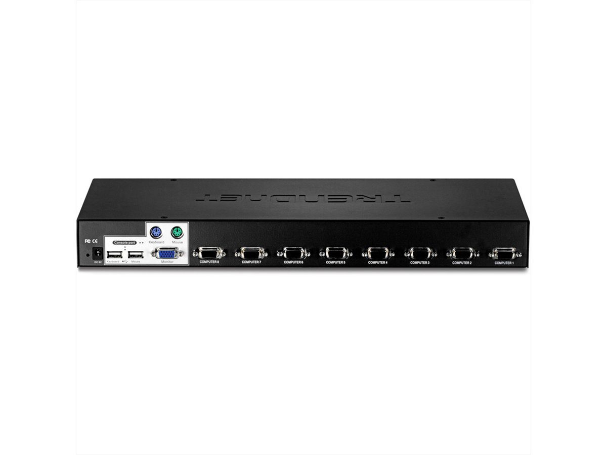 TRENDnet TK-803R KVM-switch 8-poorts USB/PS/2 Rack Mount