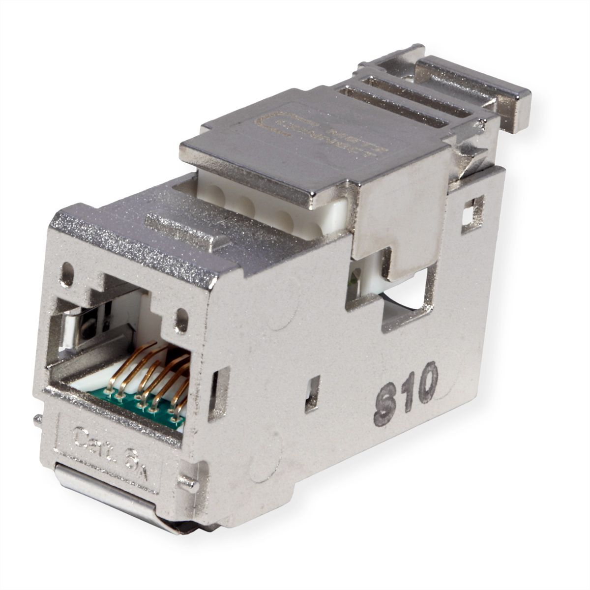 METZ CONNECT E-DAT Module Cat.6A (Class EA), Kabelmontage zonder gereedschap