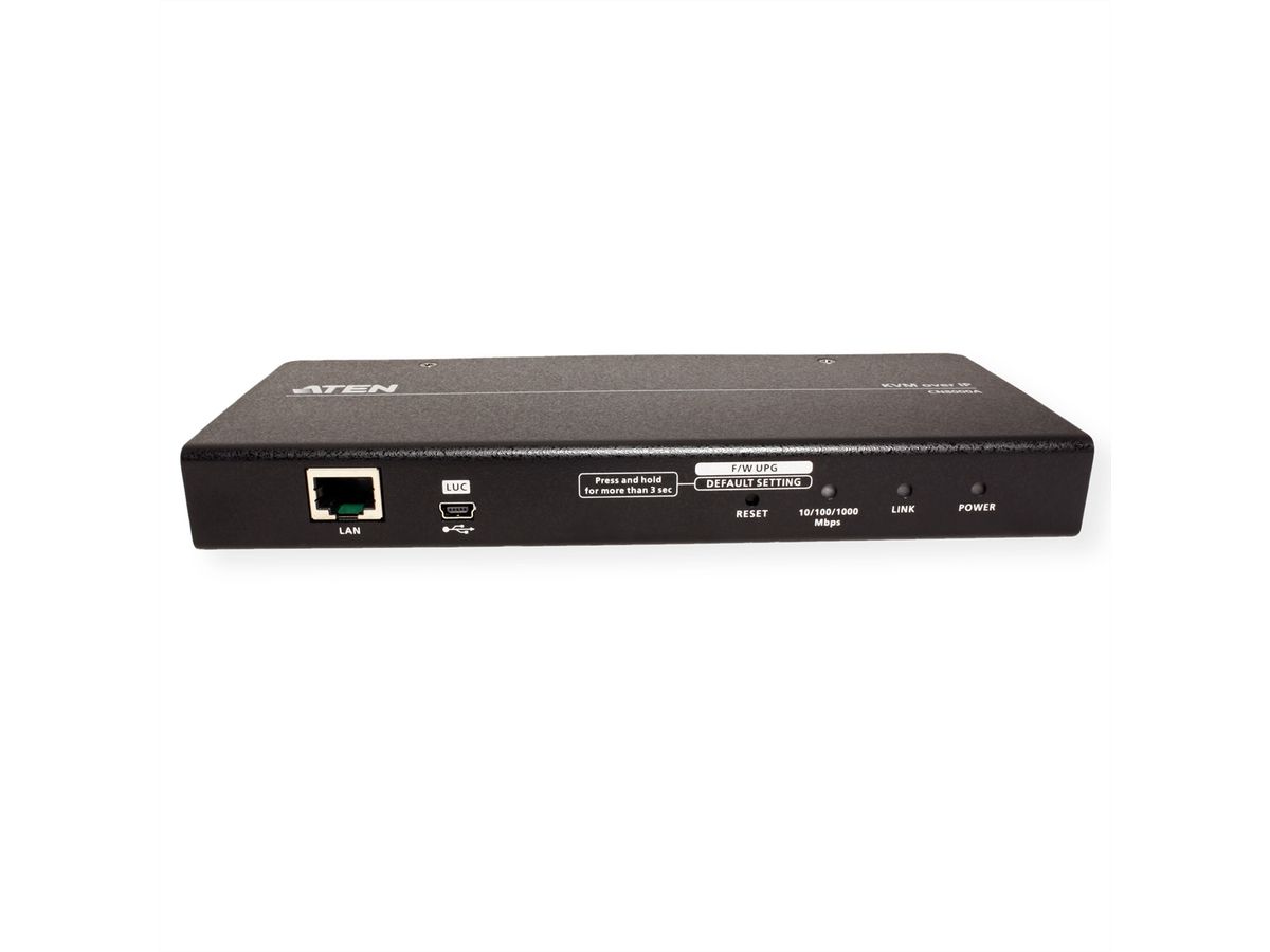 ATEN CN8000A KVM Over IP-besturingseenheid, met virtuele media interface