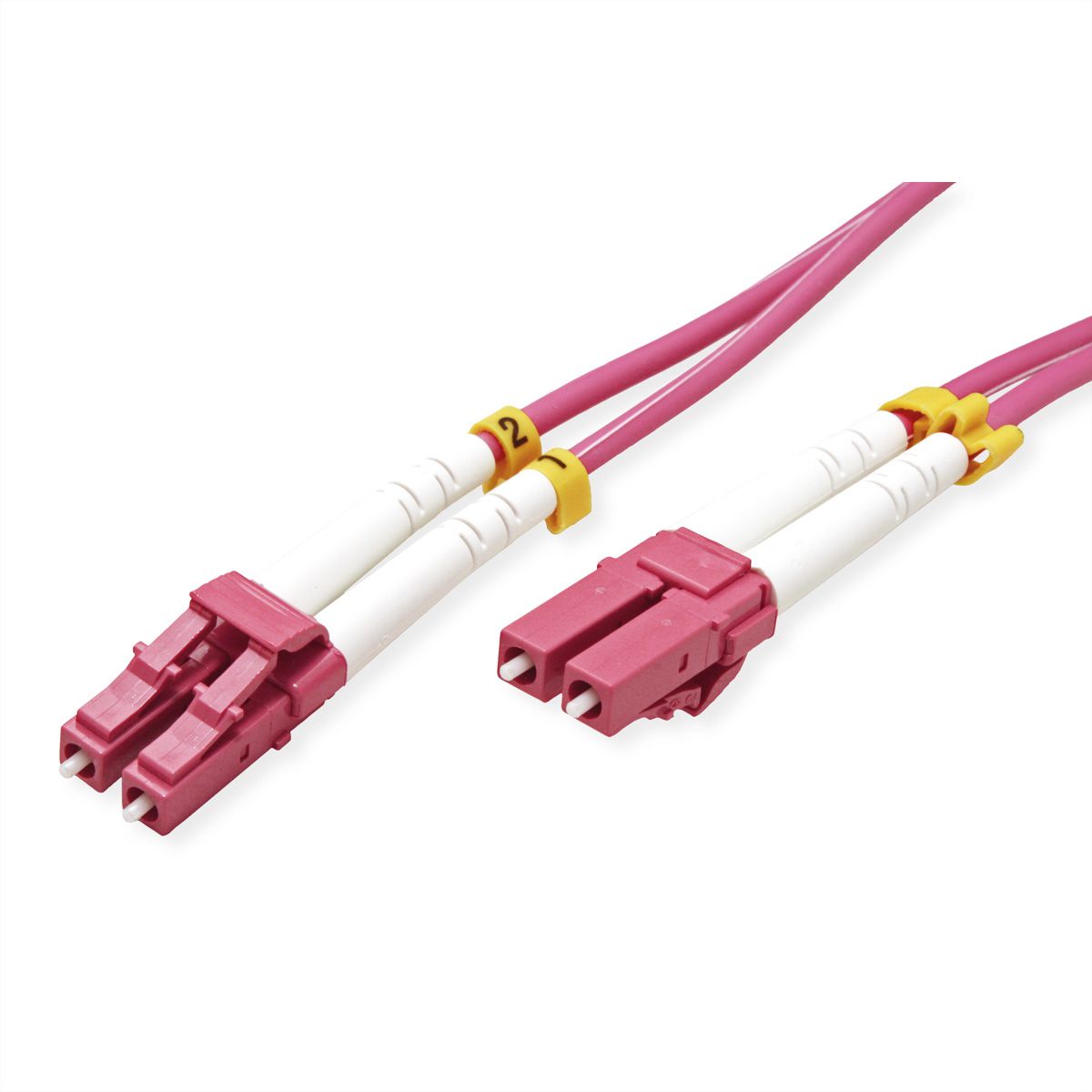 VALUE F.O. kabel 50/125µm OM4, LC/LC, LSOH, violet, 7 m