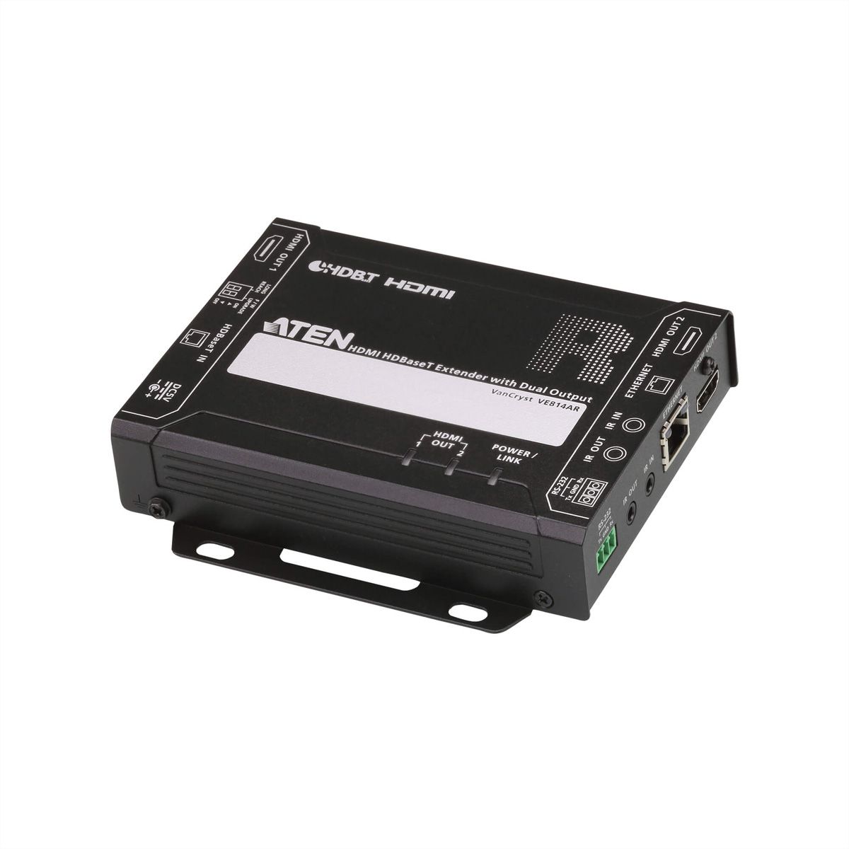 ATEN VE814AR HDMI HDBaseT Ontvanger met dubbele uitgang (4K@100m)