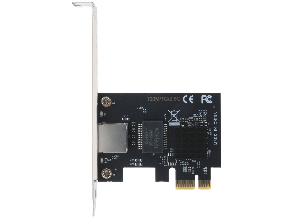 EXSYS EX-60111 1-poorts 2,5 Gigabit PCIe-netwerkkaart