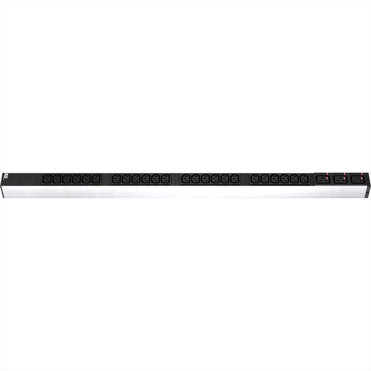 BACHMANN IT PDU ALU 1U 24x C13 3x C19 plug CEE L+N+PE 16A blue