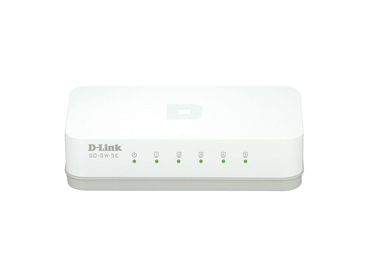 D-Link GO-SW-5E/E 5-Poorts Fast Ethernet Easy Desktop Switch