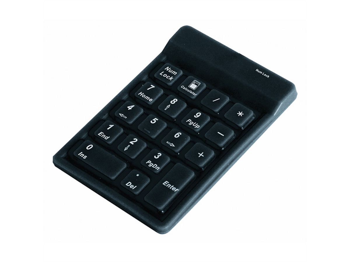 KeySonic ACK-118 BK Keypad USB schwarz