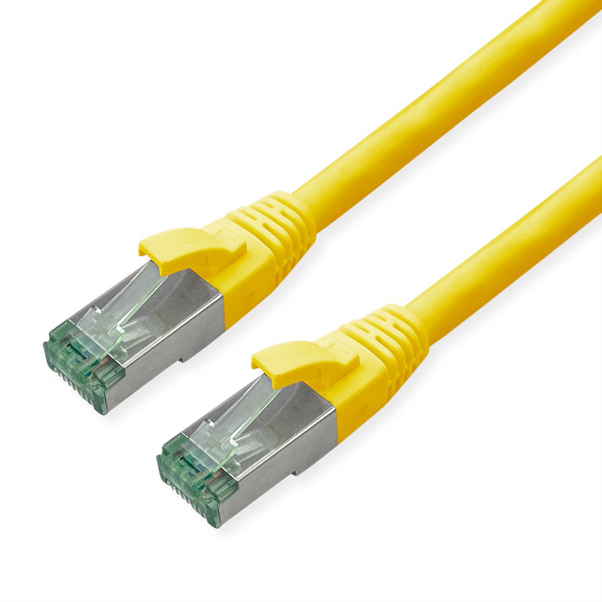 ROLINE RM Patchkabel Cat.6A S/FTP (PiMF), geel, 5 m