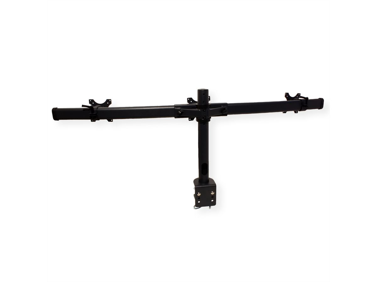 VALUE Triple LCD Arm, Desk Clamp, black