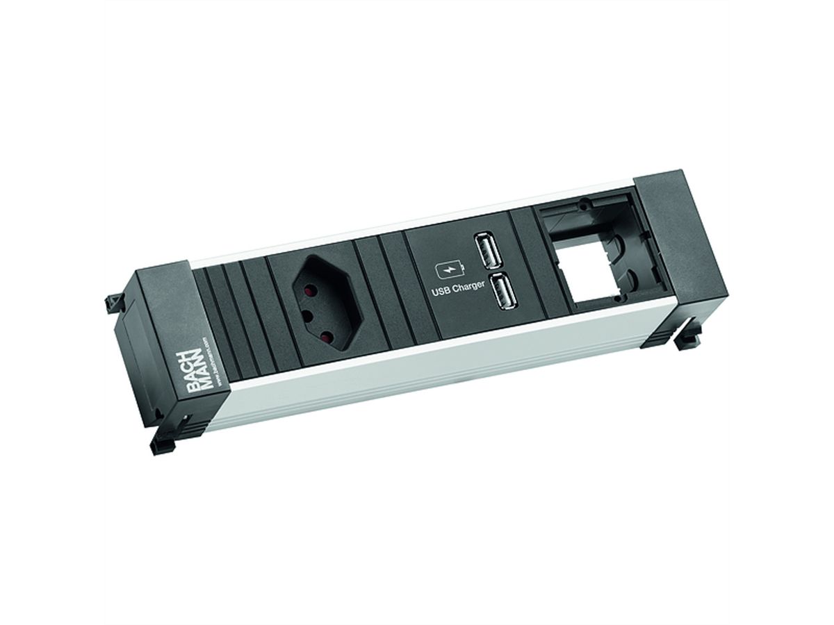 BACHMANN POWER FRAME 1xCH USB Oplader 1CM, Stroom 0,2m GST18 Zwitserland