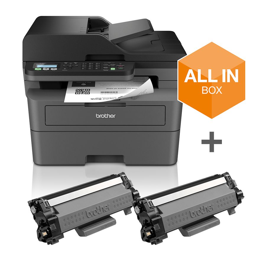 Brother MFC-L2827DWXL multifunctionele printer Laser A4 1200 x 1200 DPI 32 ppm Wifi