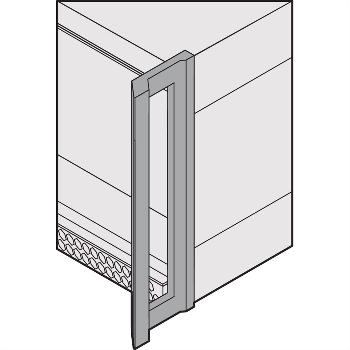 SCHROFF RatiopacPRO AIR 19" Case, Retrofittable Shielding With Handles, 3/4 U, 84 HP, 375 mm