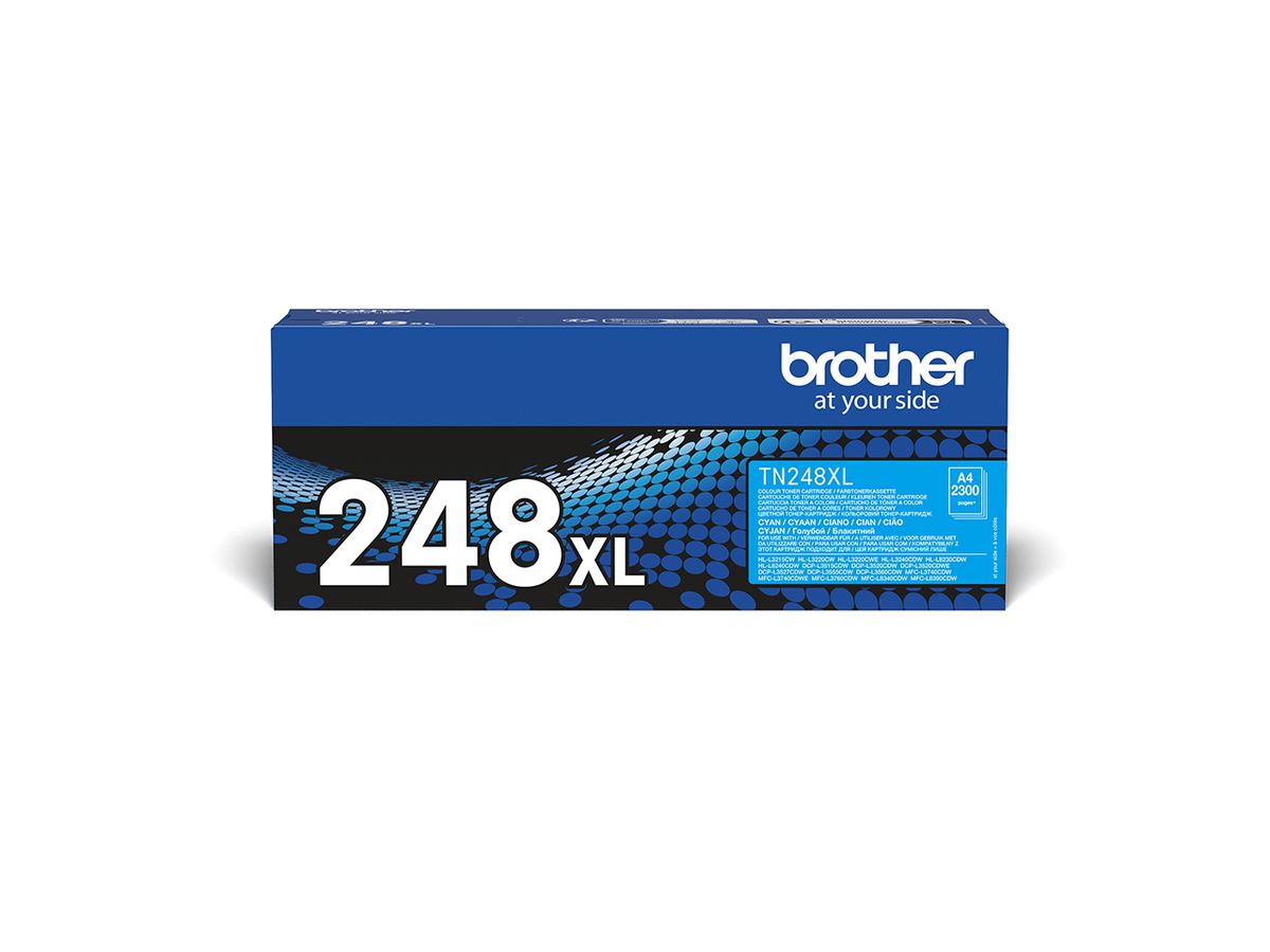 Brother TN-248XLC tonercartridge 1 stuk(s) Origineel Cyaan